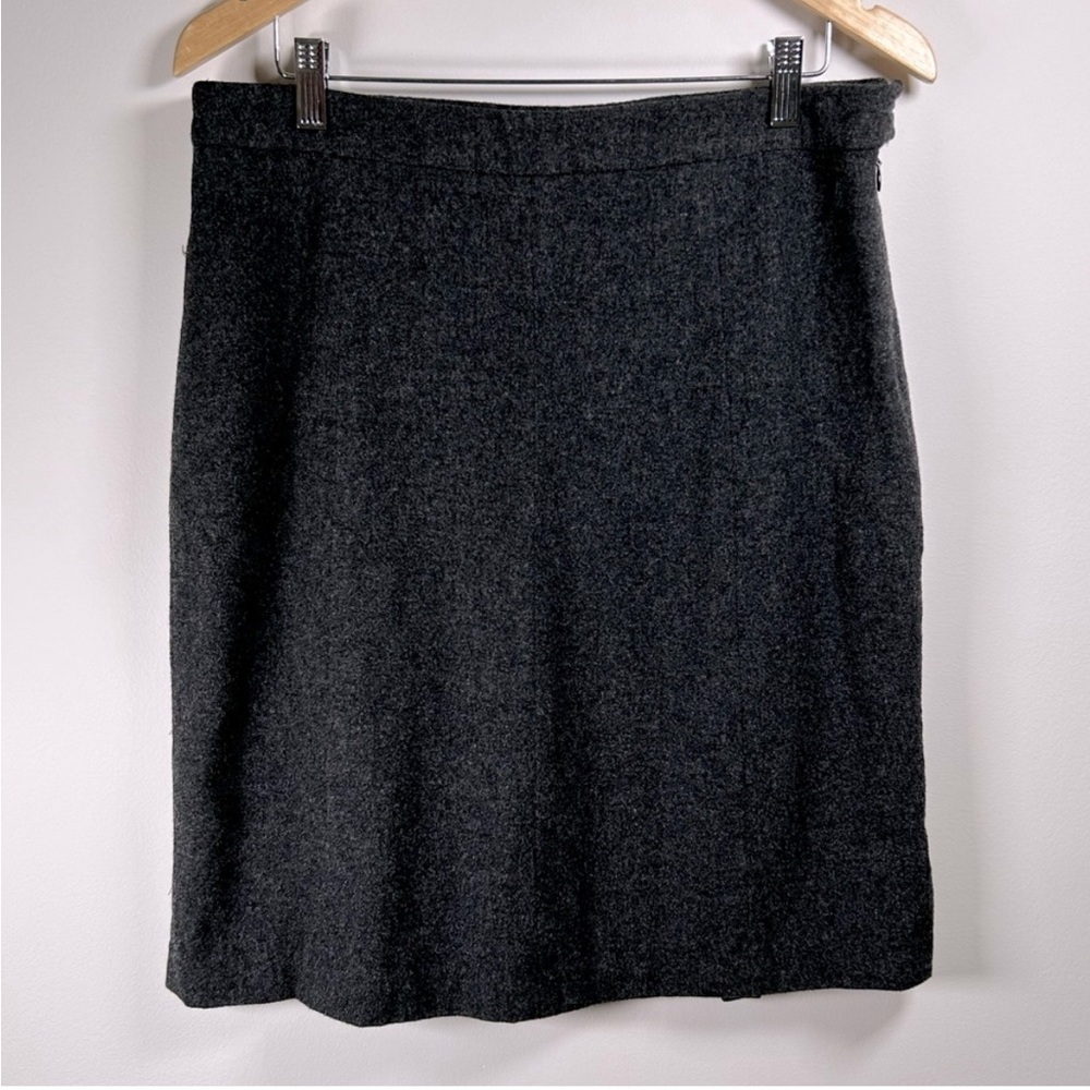 Club Monaco - Wool Pencil Skirt Charcoal